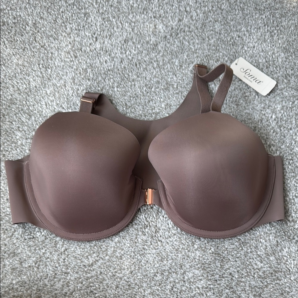 Soma Chocolate Brown Seamless T-Shirt Bra
